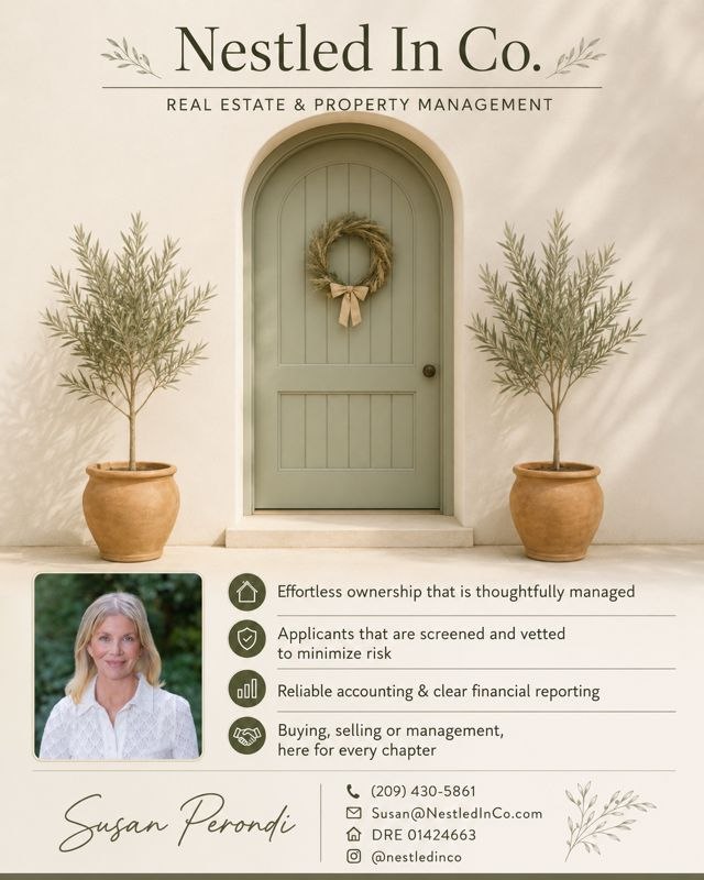 Nestled In Co — Real Estate & Property Management, Susan Perondi